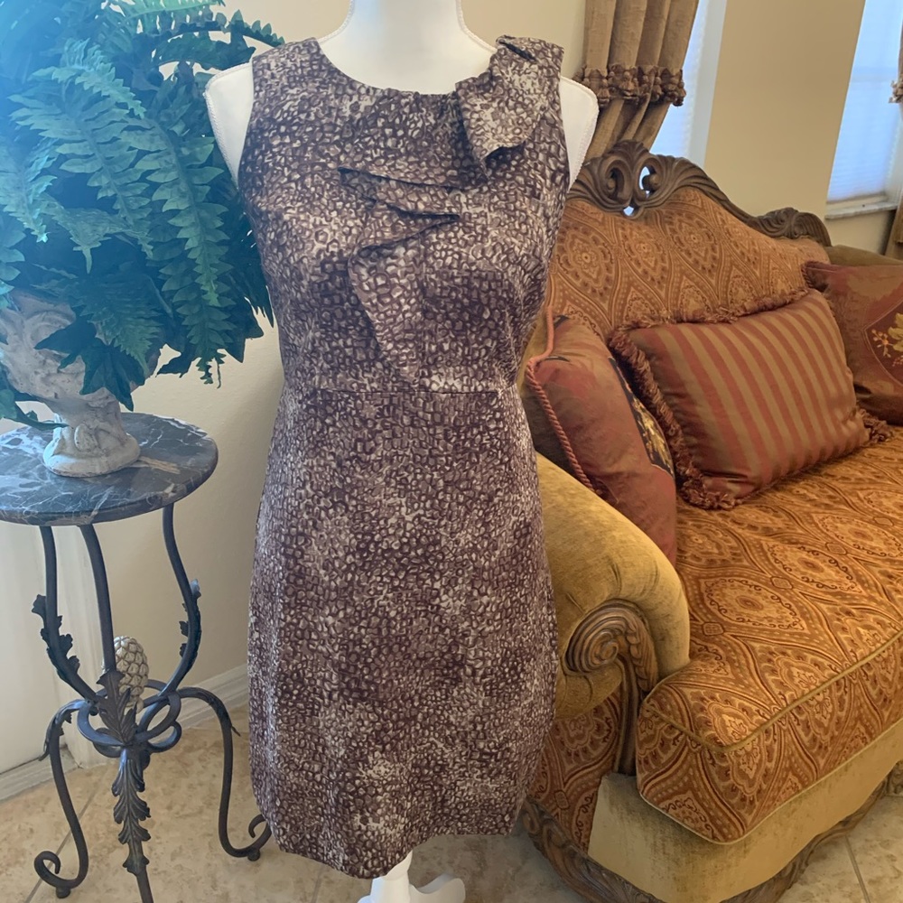 Ann Taylor Loft Animal Print Dress, Size 2